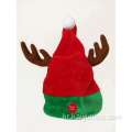뿔과 함께 재미있는 크리스마스 장식품 레드 산타 모자